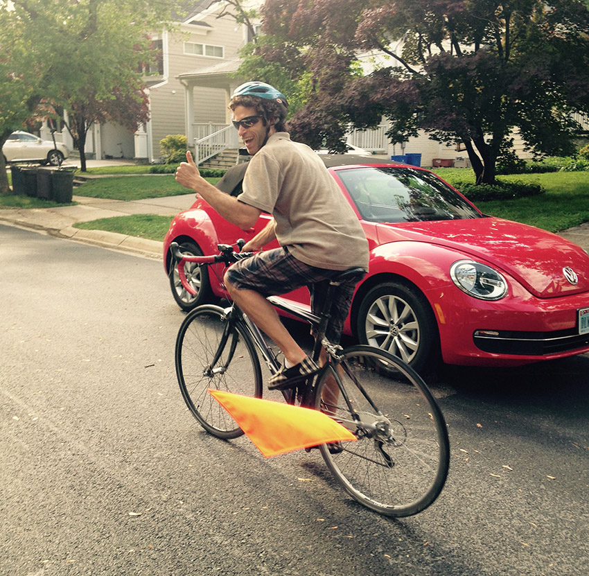 bicycle flag mount